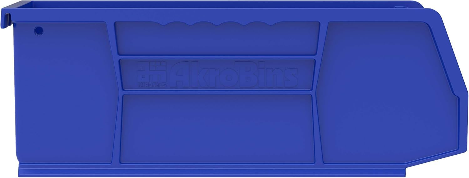 Akro-Mils AkroBins front label area for easy coding.