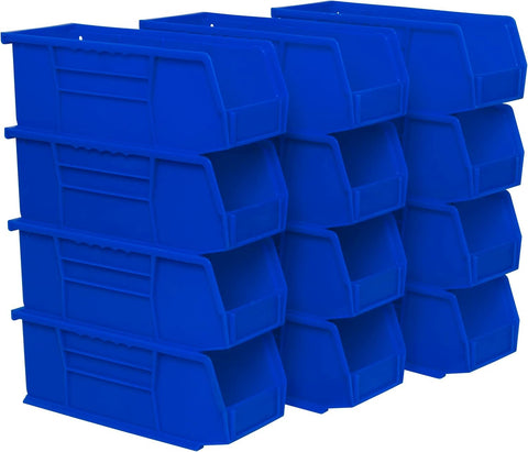 Akro-Mils AkroBins front view shows compact, stackable design for efficient storage.