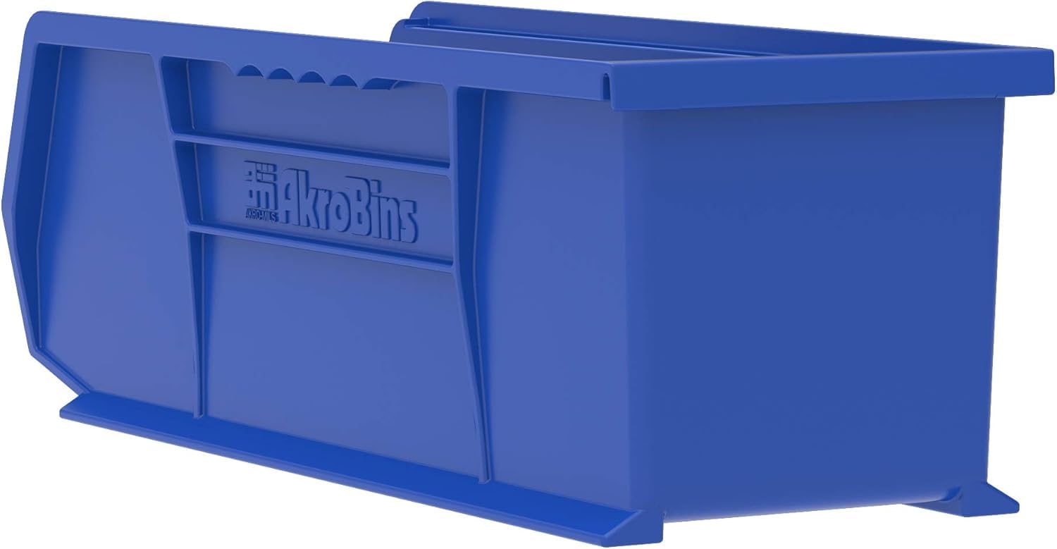 Akro-Mils AkroBins large front label area for quick coding.