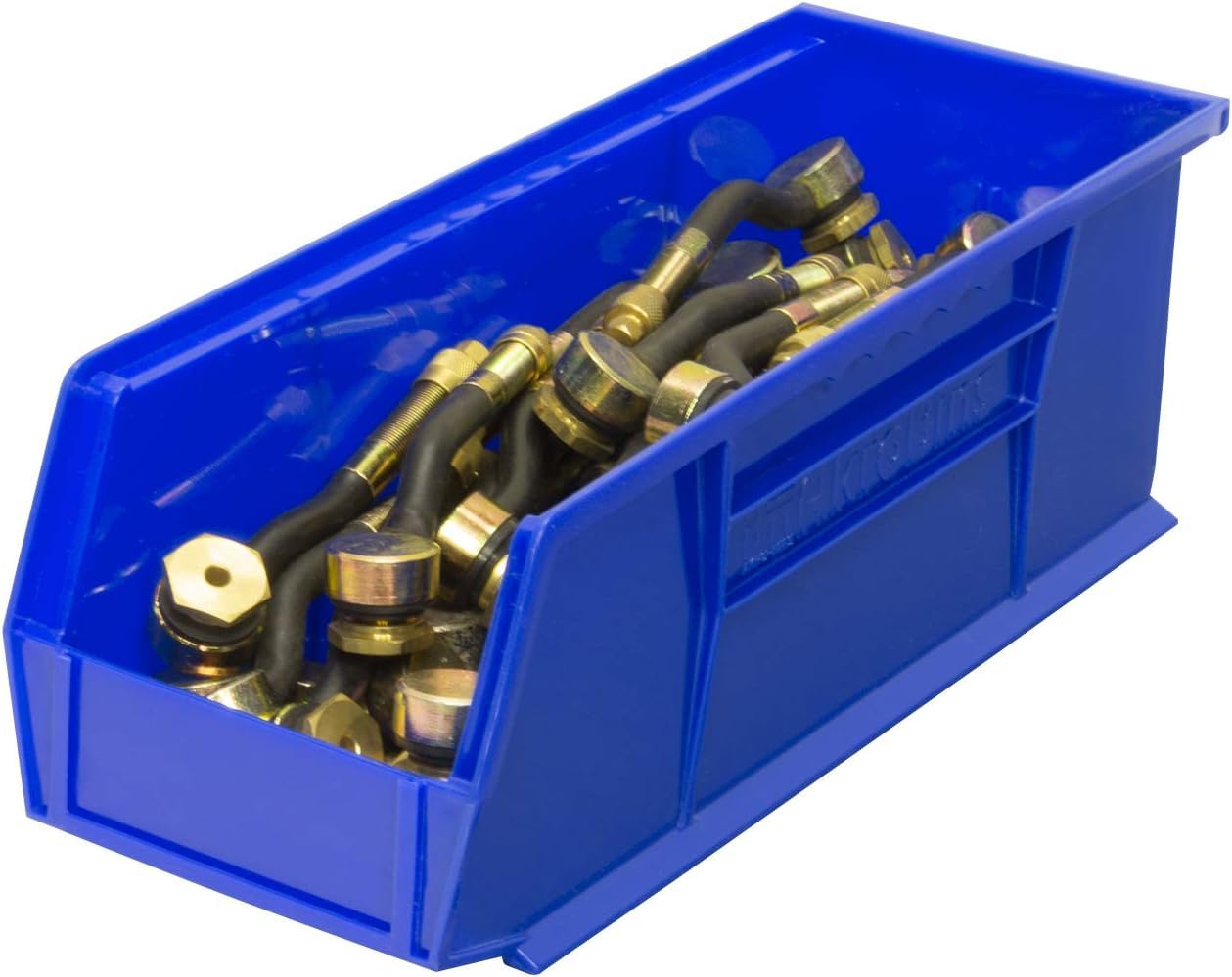 Akro-Mils AkroBins reinforced side ribs for added strength.