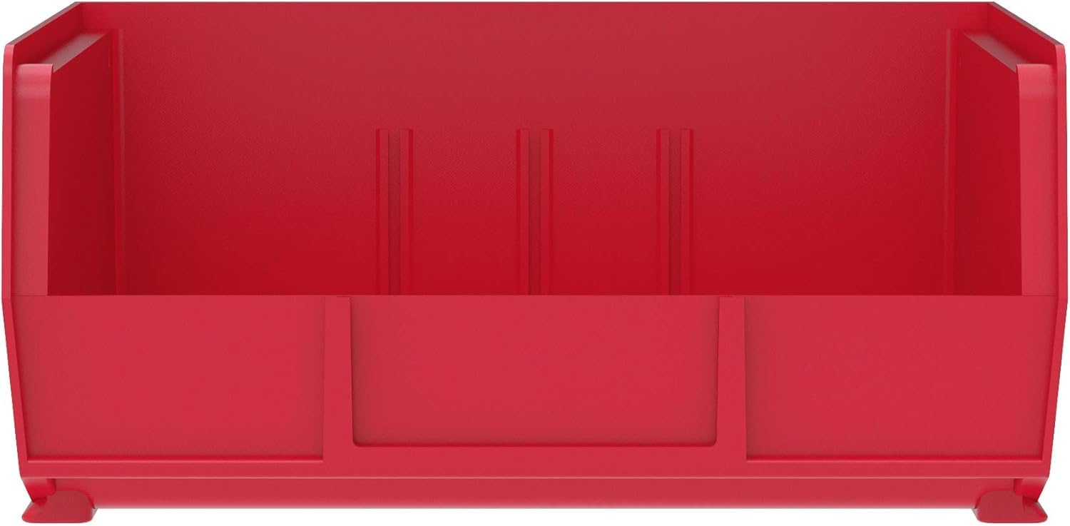 Akro-Mils AkroBins large front label area simplifies inventory at a glance