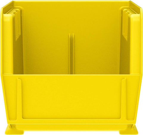 Akro-Mils AkroBins measure outside 10-7/8 by 5-1/2 by 5 inches.