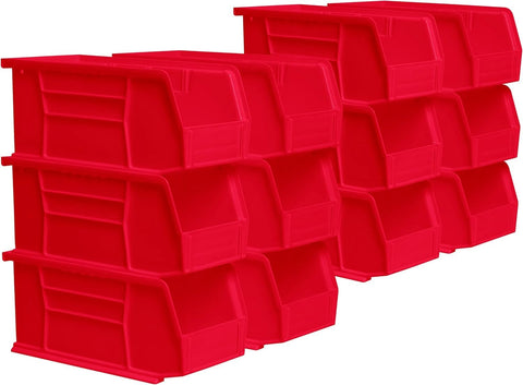Akro-Mils AkroBins front view highlights durable one-piece construction for lasting organization