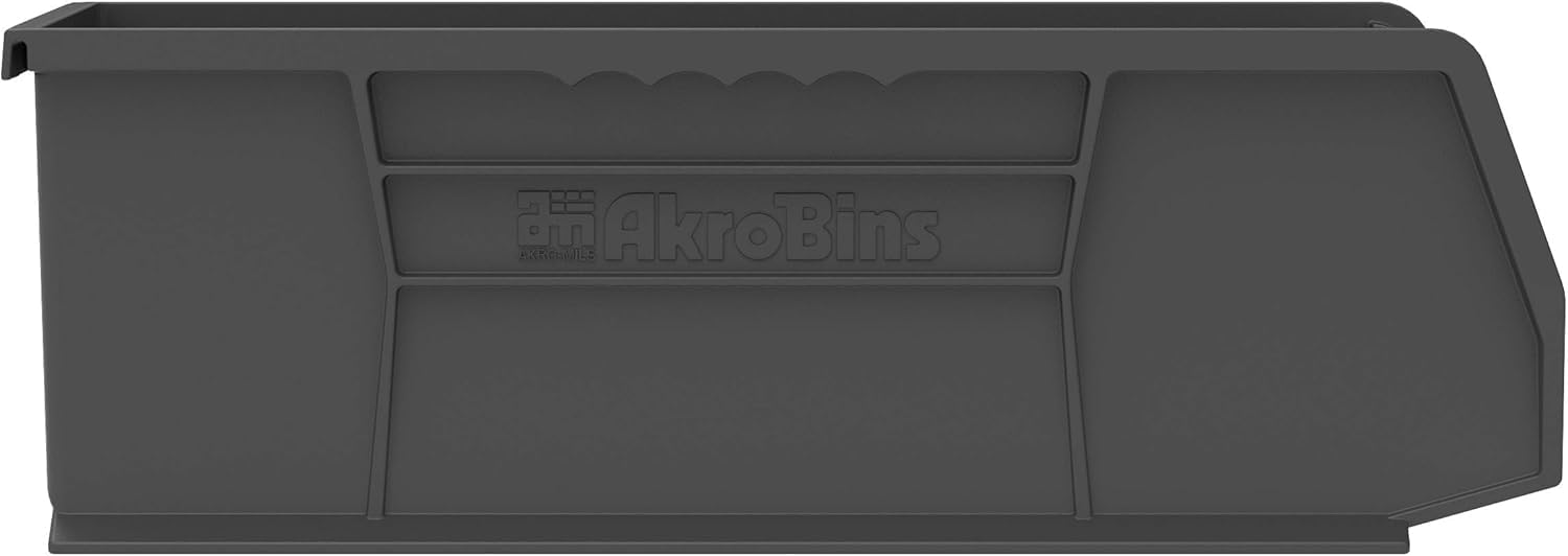 Reinforced side ribs on AkroBins enhance stacking strength