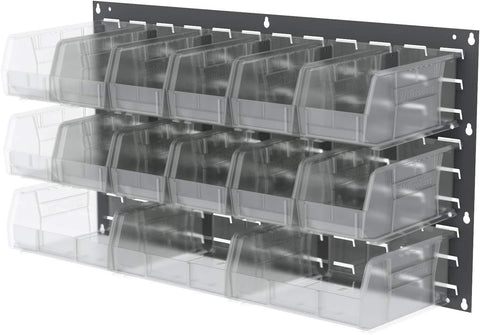 Reinforced side ribs increase strength for rugged AkroBins garage use.