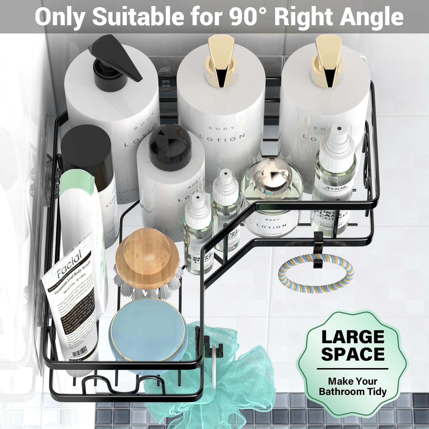 AKTECKE adhesive strips provide strong hold up to 40 lbs.