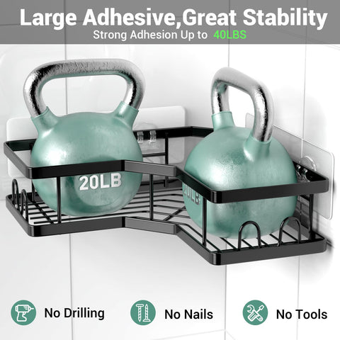 AKTECKE no drilling installation saves time and wall damage.