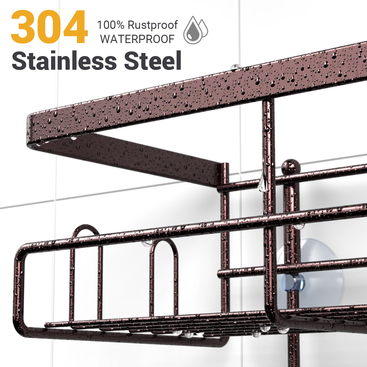 AKTECKE anti-slip collar maintains stability while you reach for items.
