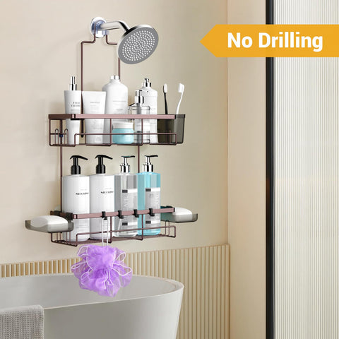 AKTECKE fast-draining grid keeps contents dry after use.
