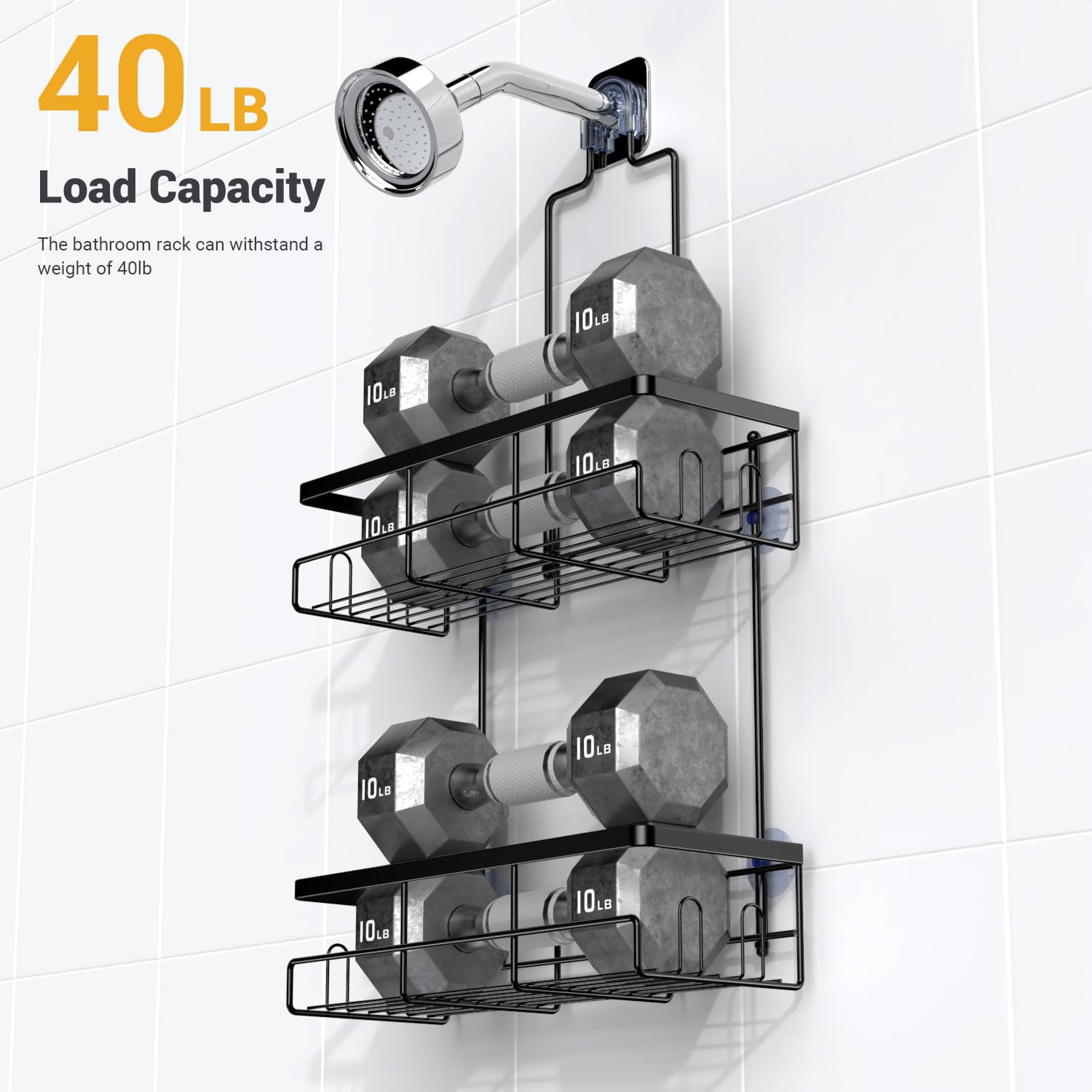 AKTECKE suction system ensures secure, fast-draining mounting for daily use.