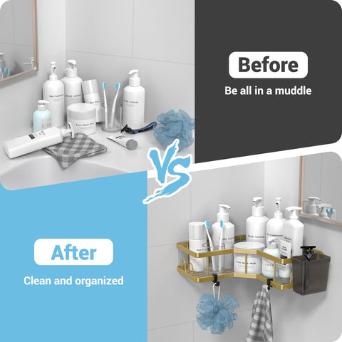 AKTECKE toothpaste holder included for easy access to essentials