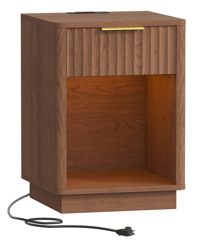 Akxomel walnut finish complements modern interiors with warmth
