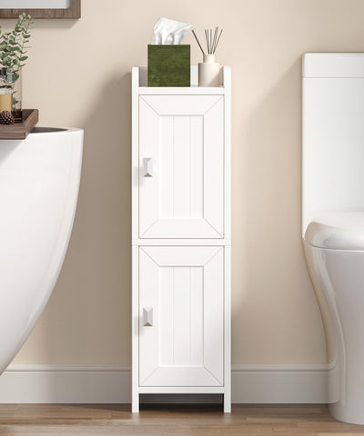Akxomel cabinet door feature with secure suction to keep items contained.