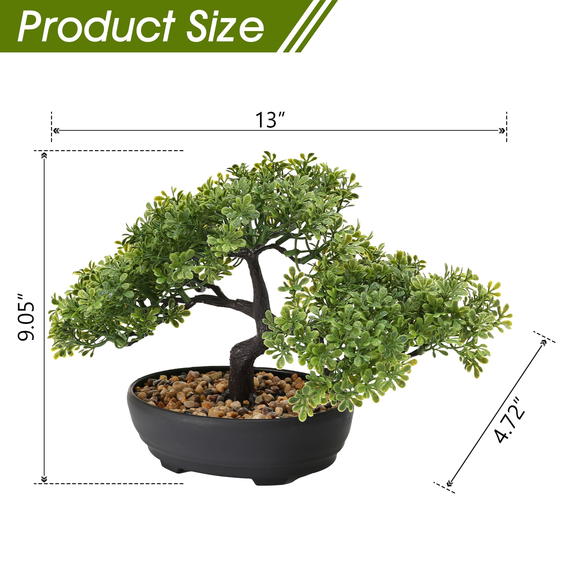 ALAGIRLS bonsai with sculpted-branches offers natural charm on shelves
