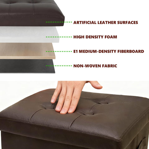 ALASDO ottoman serving as seating and hidden storage in a bedroom