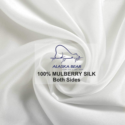 ALASKA BEAR pillowcase with OEKO-TEX label indicating safety and quality