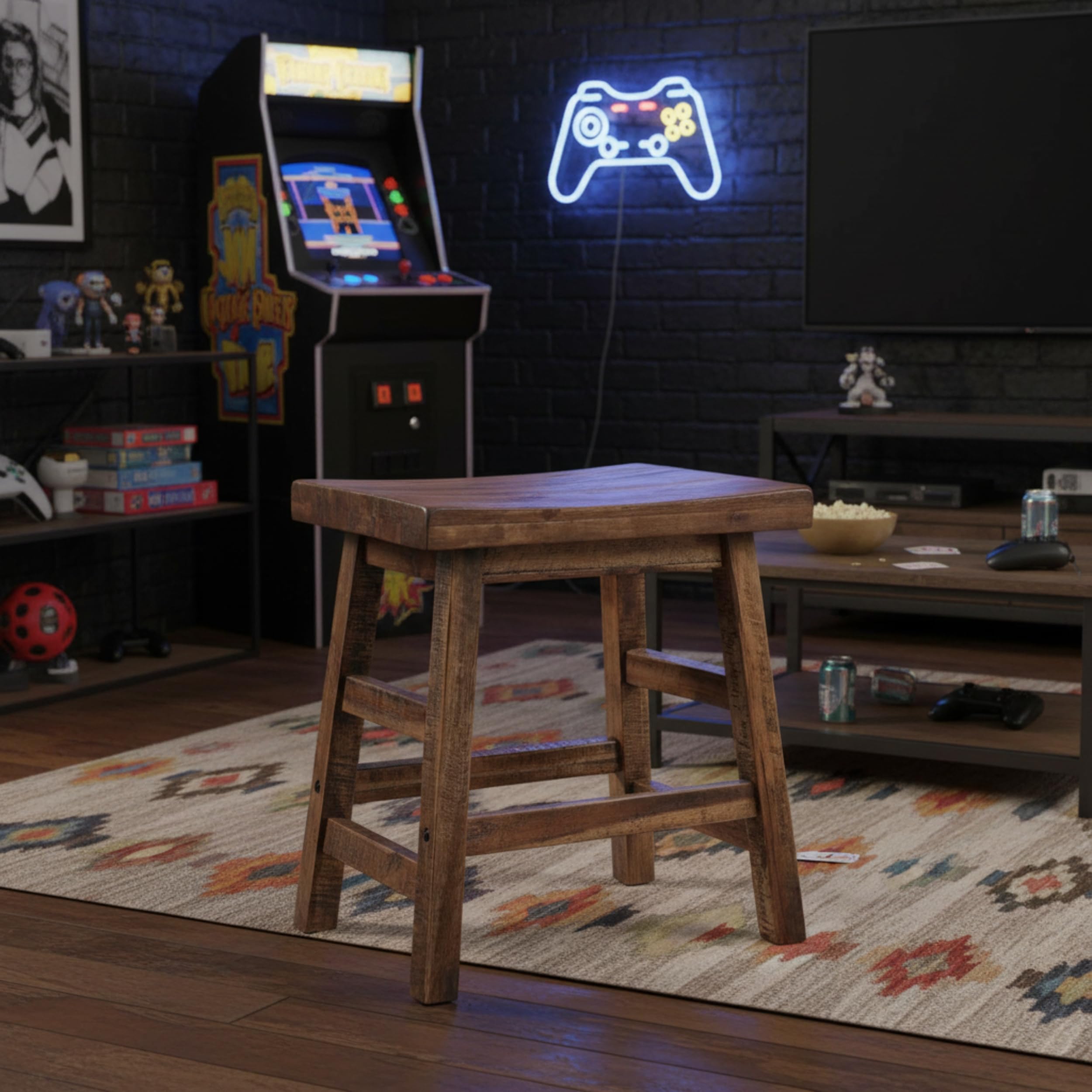 Alaterre Durango rustic knots and cracks add authentic reclaimed character.