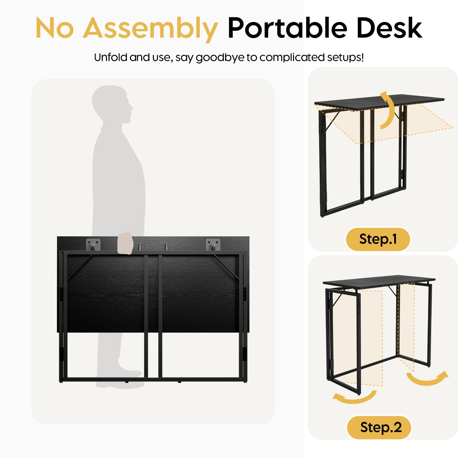 Alawooder desk with splash-proof top eases cleaning after spills.