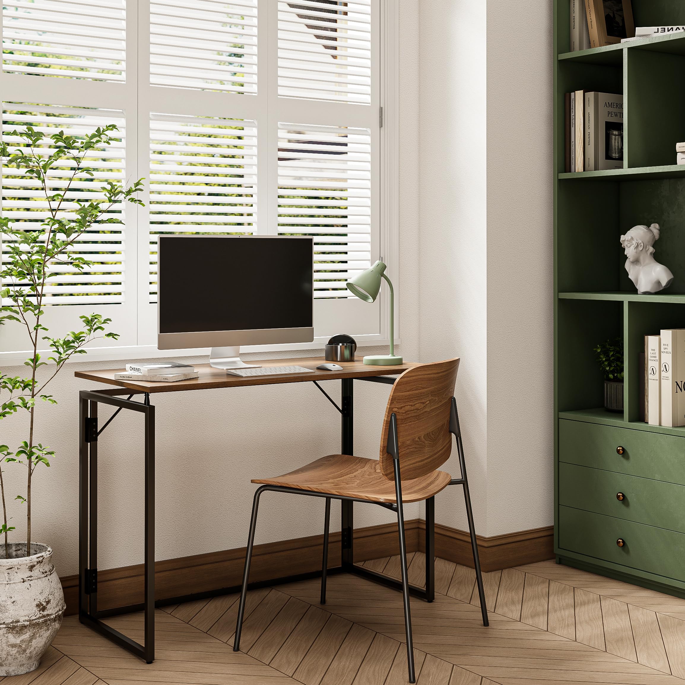 alawooder Folding Desk is versatile for writing, dining, sewing, or study