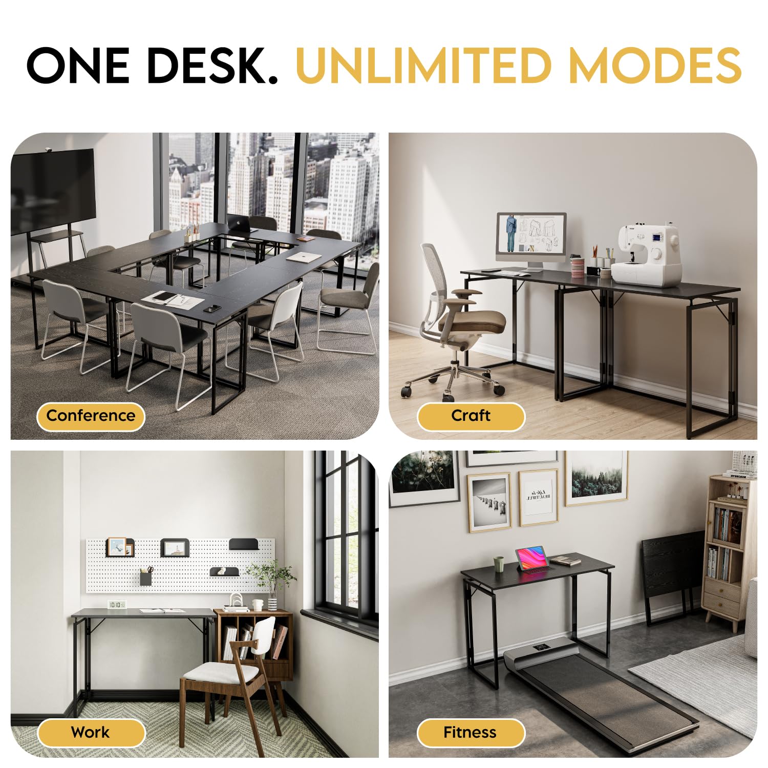 Alawooder desk in a dorm setting saves space and enhances focus.