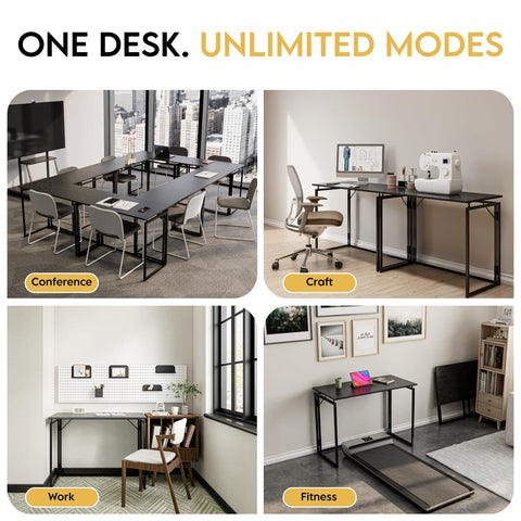 Alawooder desk in a dorm setting saves space and enhances focus.