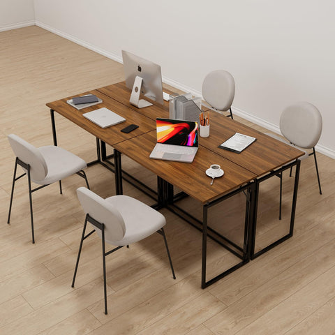 alawooder Folding Desk in use supports focused writing or study