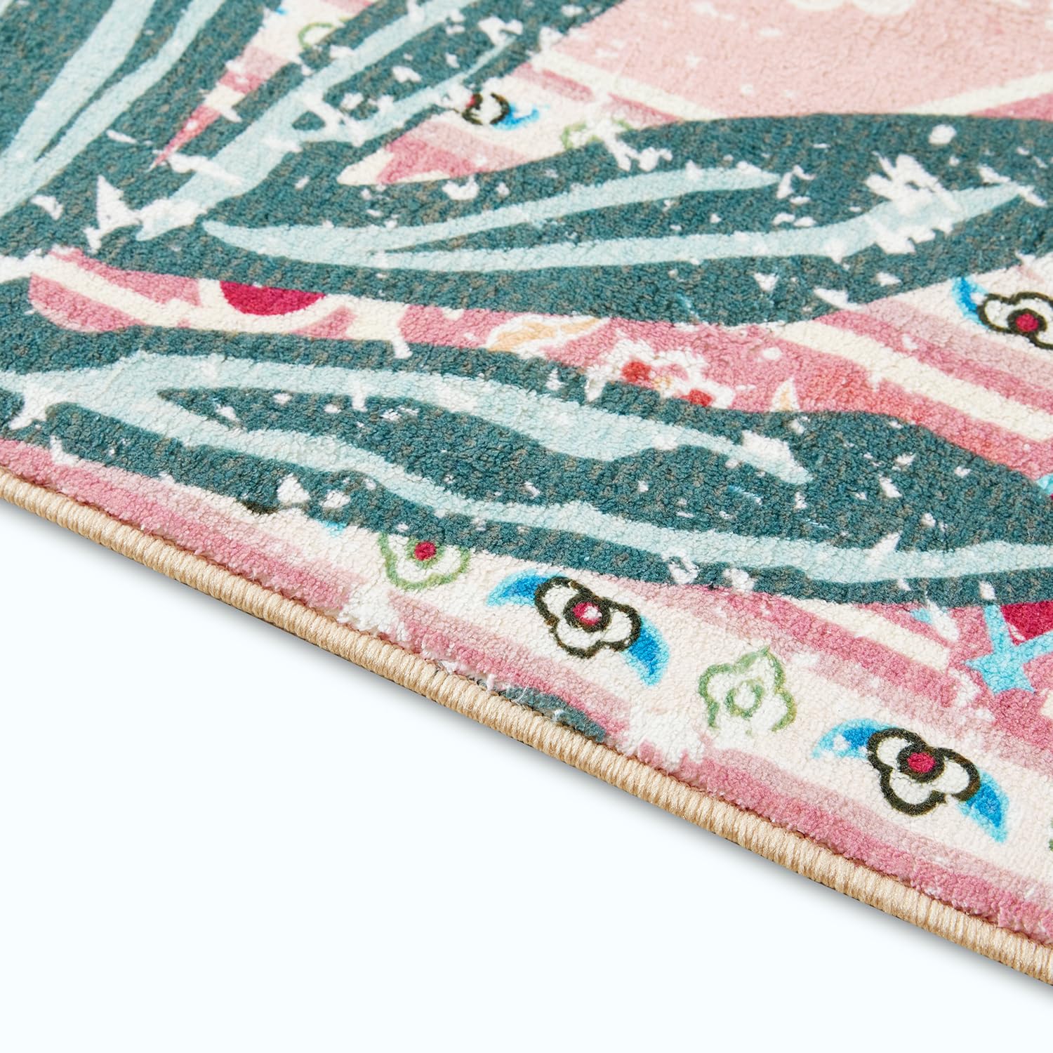 Aldopein low-pile soft throw runner provides warmth on cold floors.