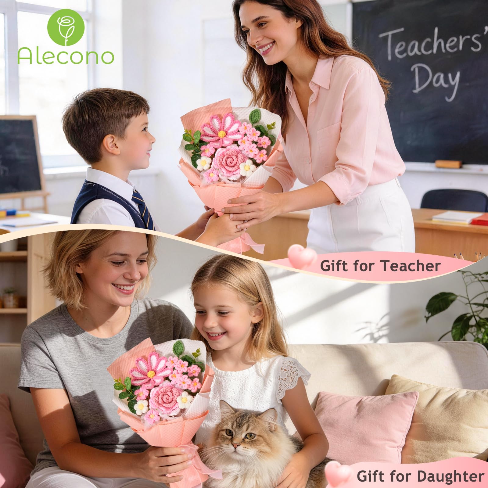 Alecono bouquet ideal for birthdays, anniversaries, Mother's Day and more.