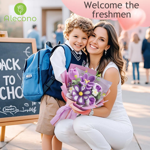 Alecono handmade bouquet featuring 13 pieces for a lush centerpiece.
