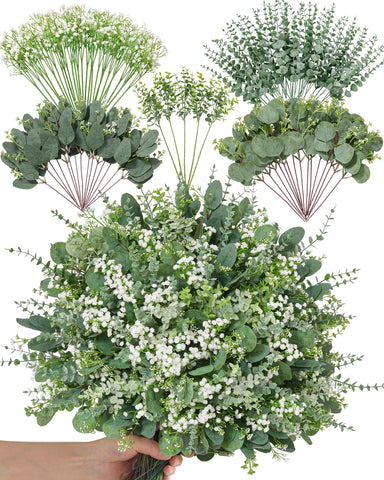 Alecono silver leaves 40pcs for lush, long-lasting decorative accents