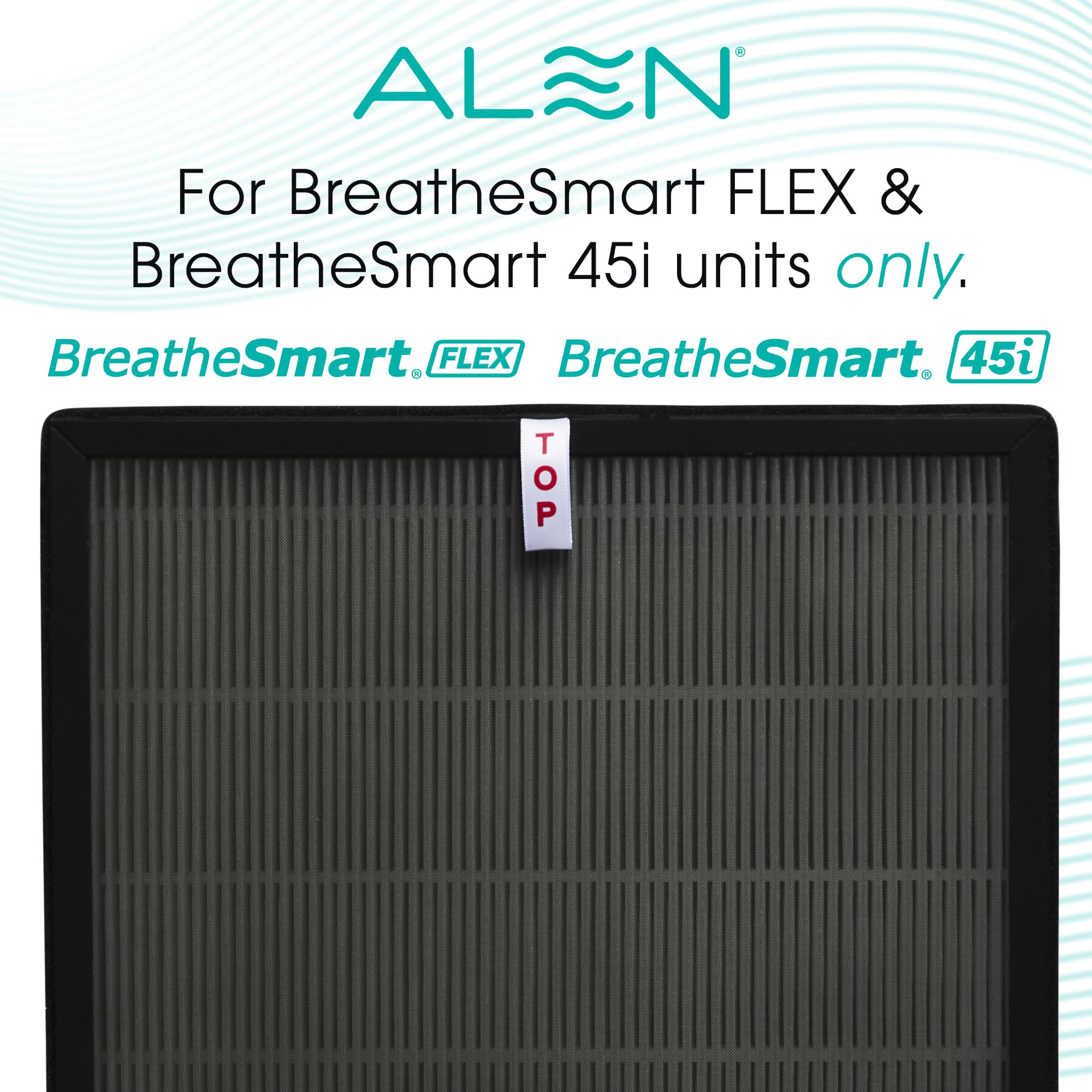 Alen B4-Pure HEPA filter for BreatheSmart Flex features a secure inner frame.