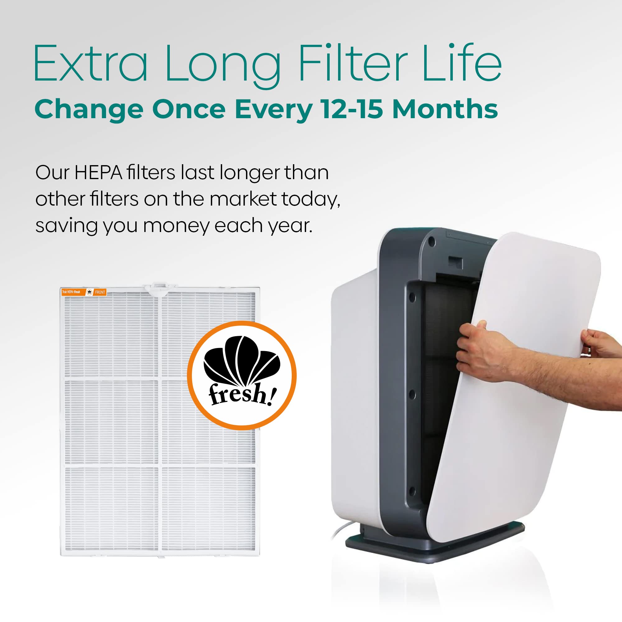 Installed in BreatheSmart 75i, Alen B7-Fresh helps purify air