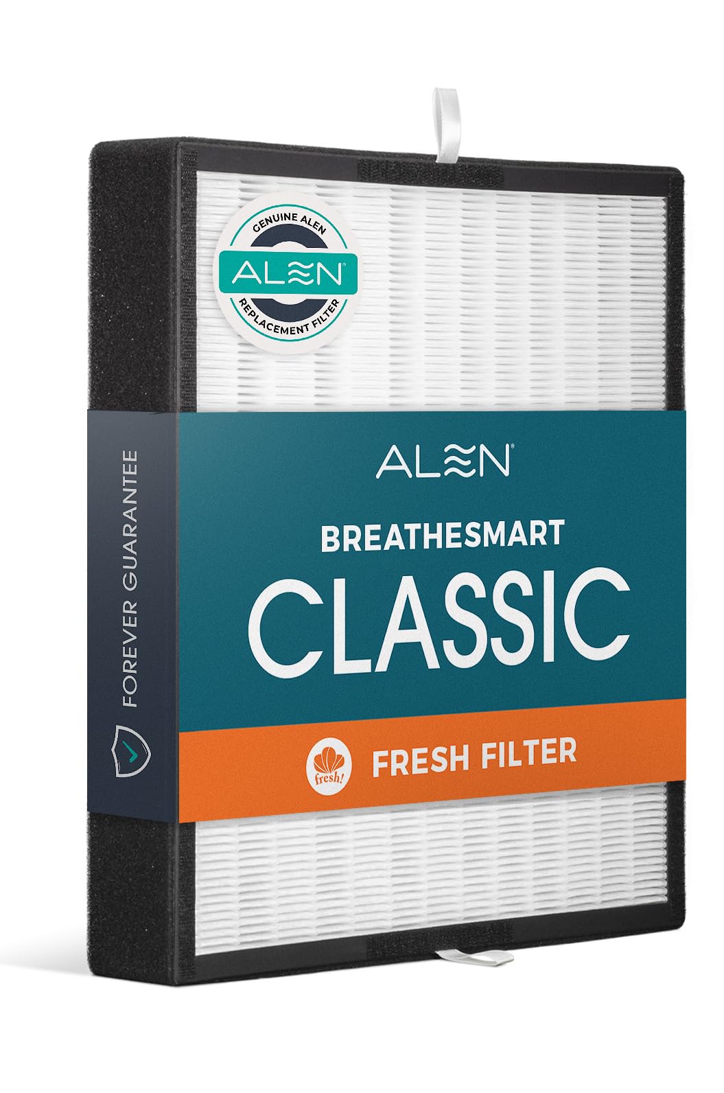 Alen BreatheSmart BF35-Fresh replacement filter traps dust and pollen for a cleaner living room.