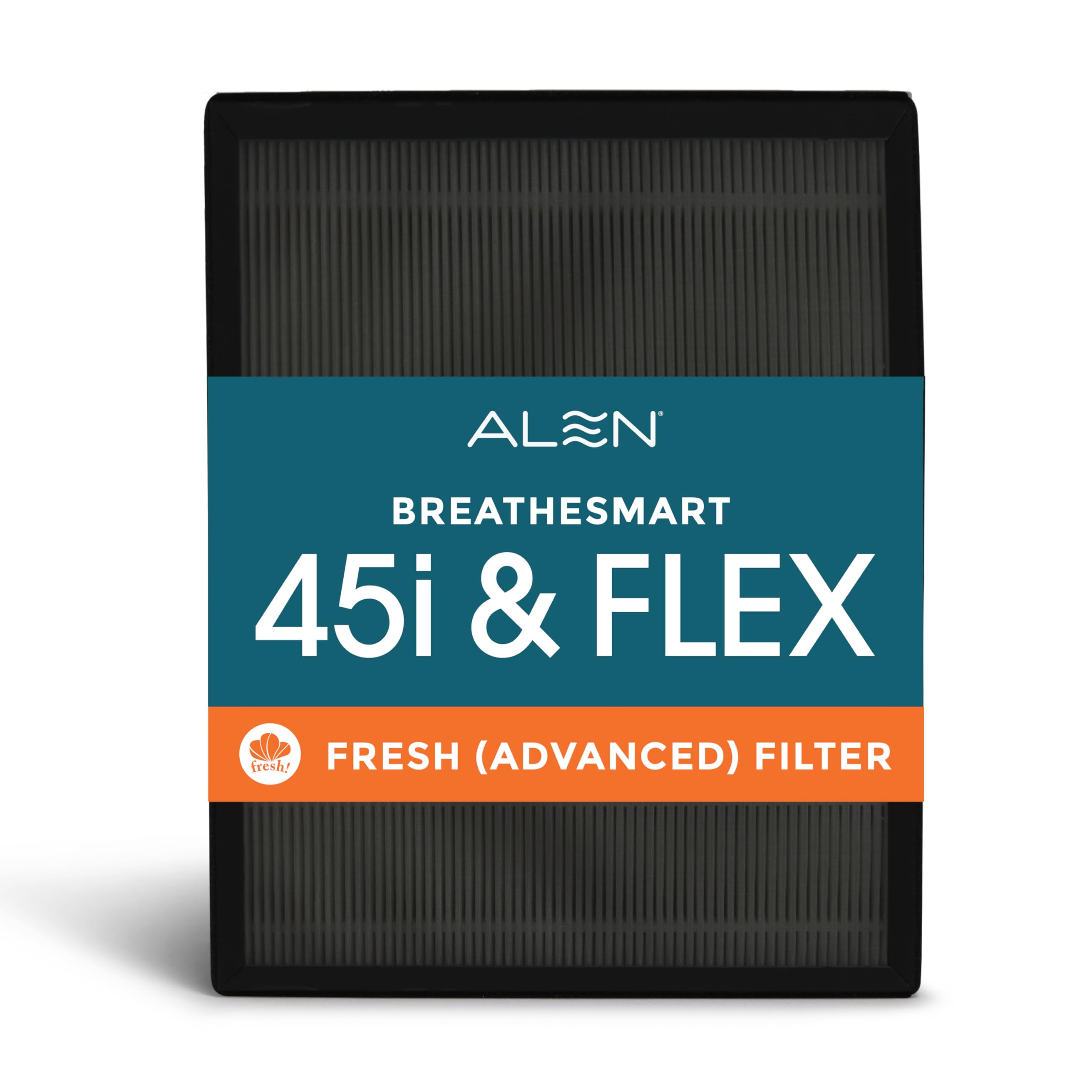 Alen BreatheSmart Fresh Carbon filter close-up showing odor absorption in action