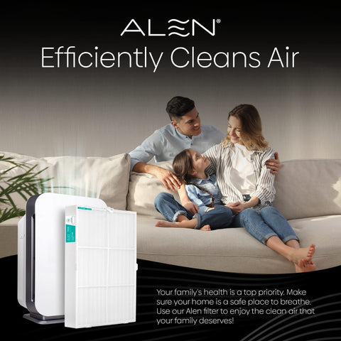 Alen Breathe Smart 75i HEPA filter illustrating true purification potential.