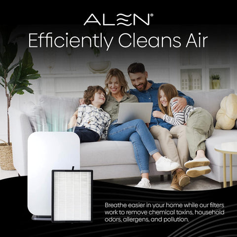 Alen carbon catalyst layer reduces household odors for a fresher home
