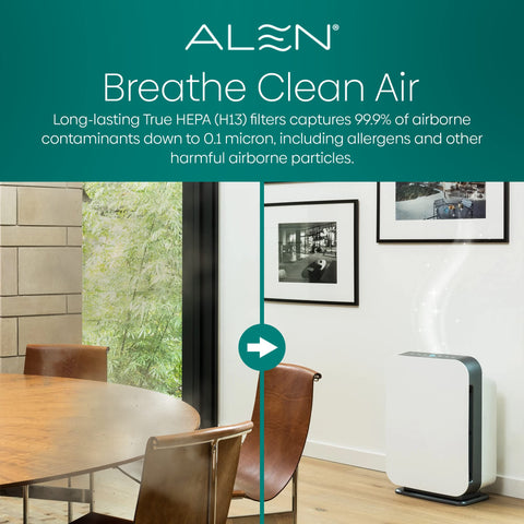 Easy vacuum-clean pre-filter image showing simple upkeep.