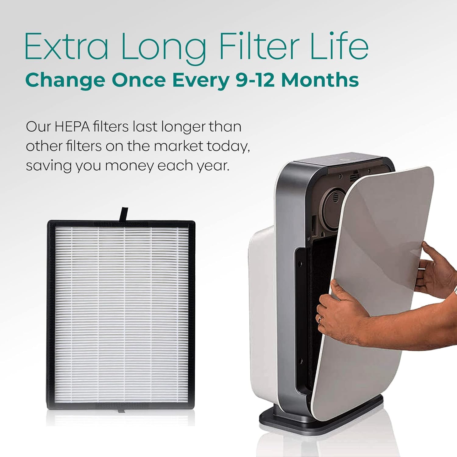 Alen Fresh Carbon layer demonstrates odor absorption in action