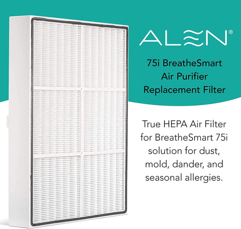 Alen H13 True HEPA filter enabling high-efficiency home air capture.