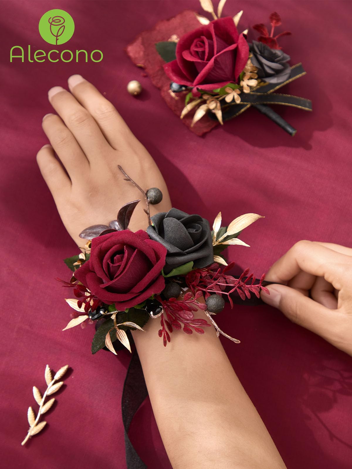 Alecono wedding-ensemble kit is ready for gifting to bridal party.