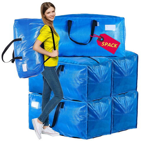 AlexHome heavy-duty bags folded flat for easy storage.