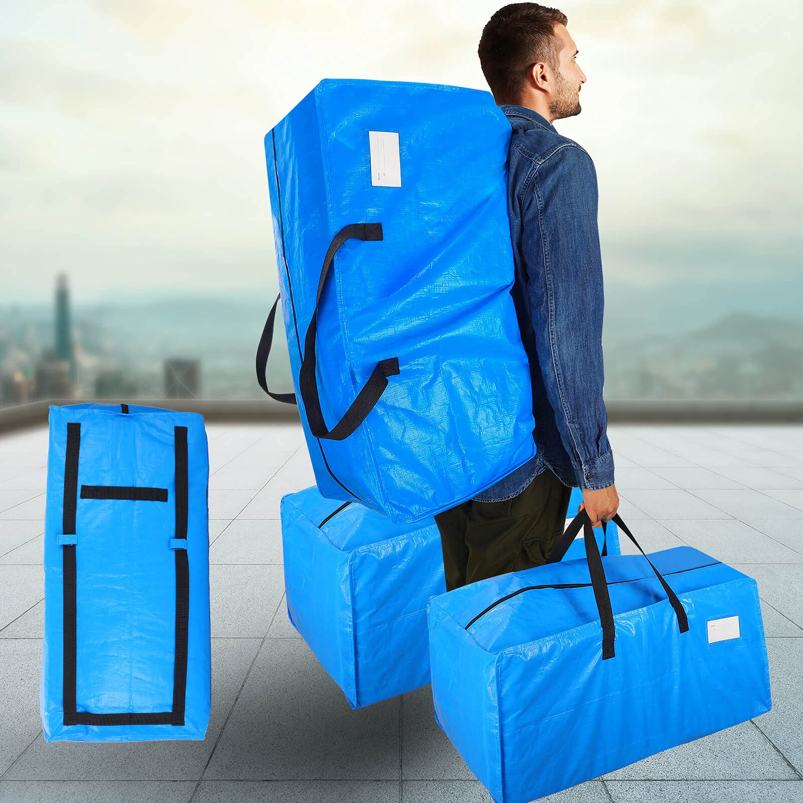 AlexHome waterproof and tear-resistant tote for durable packing.