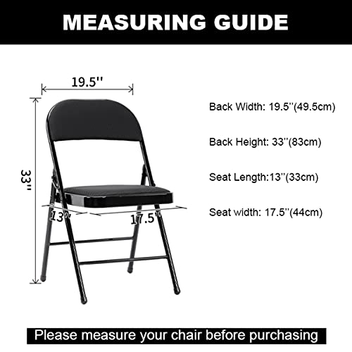 AlGaiety stretch-fit chair cover securely fits banquet chairs.