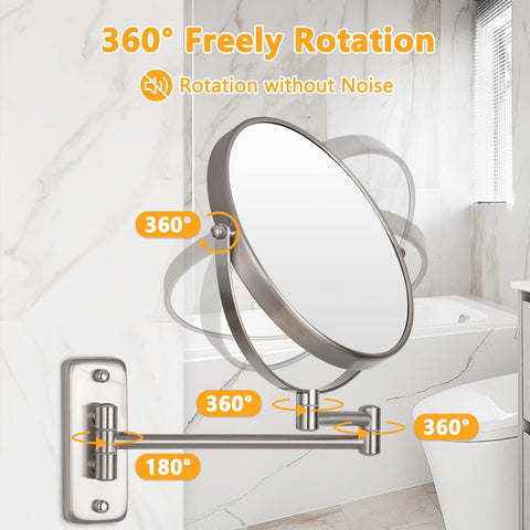 ALHAKIN double-sided 360° swivel lets you find the perfect angle for any task.