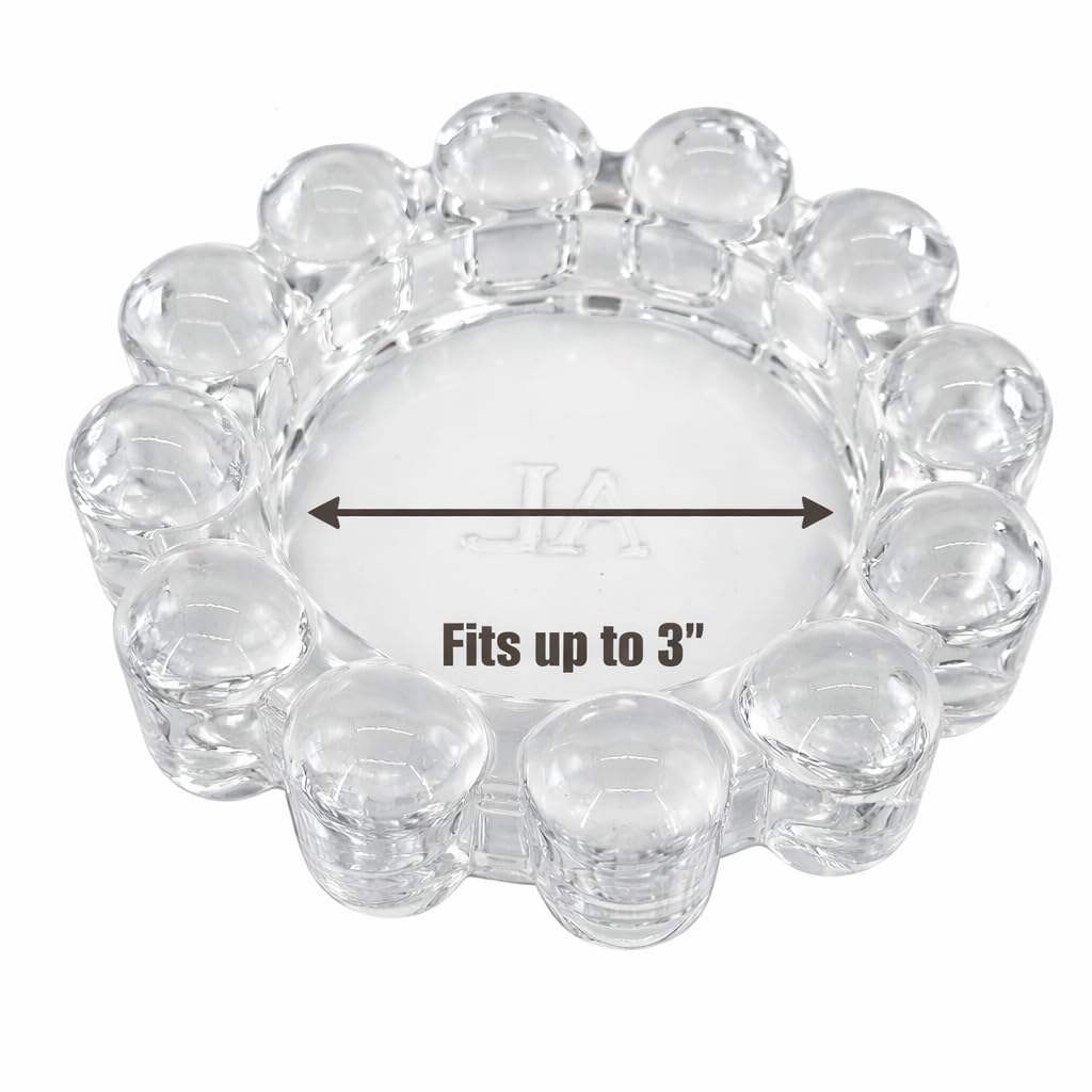 Alice Lane compact 3in dish fits votives and tea lights neatly.