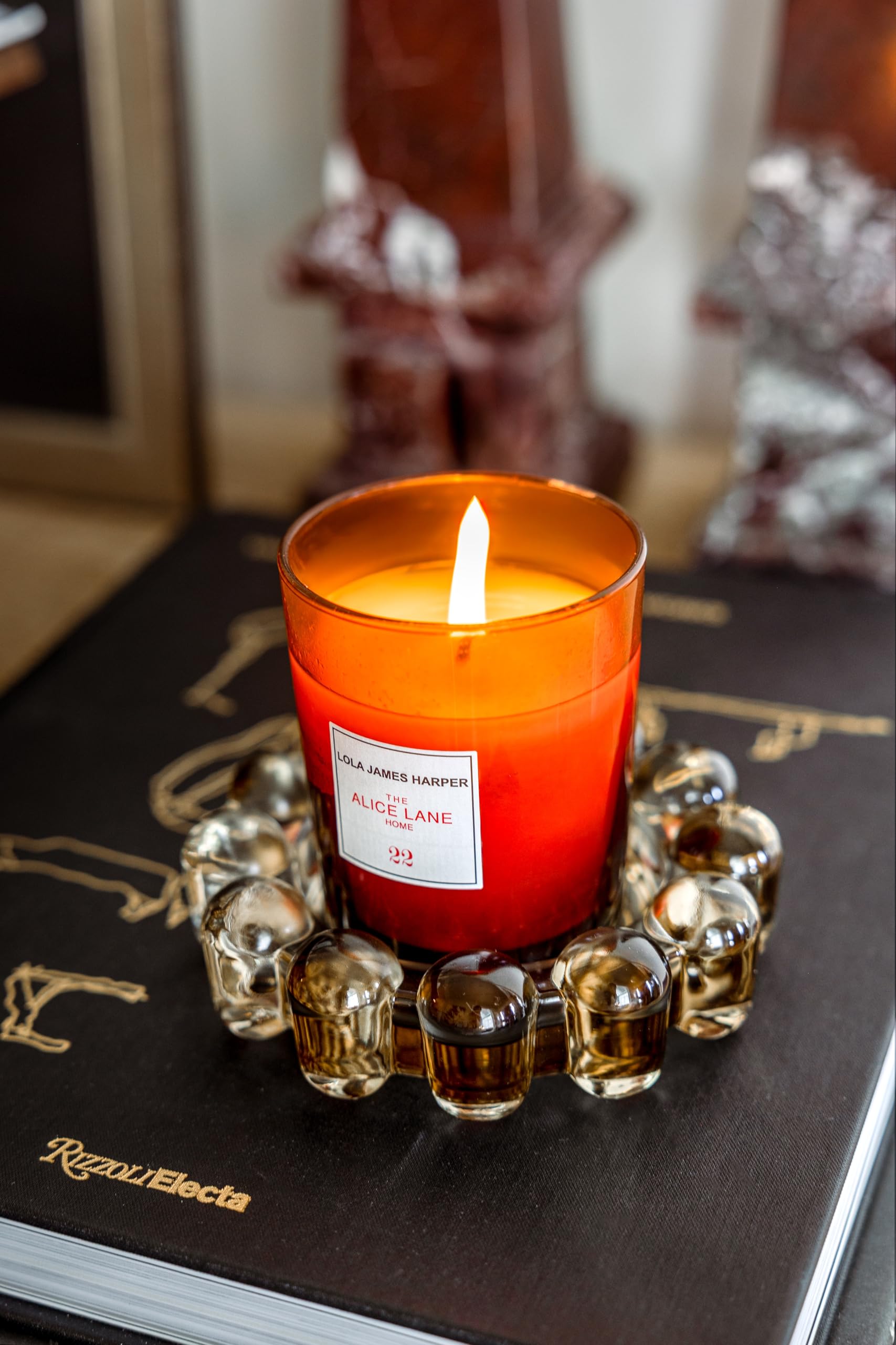 Alice Lane candle dish fits votives and tea lights up to 3 inches