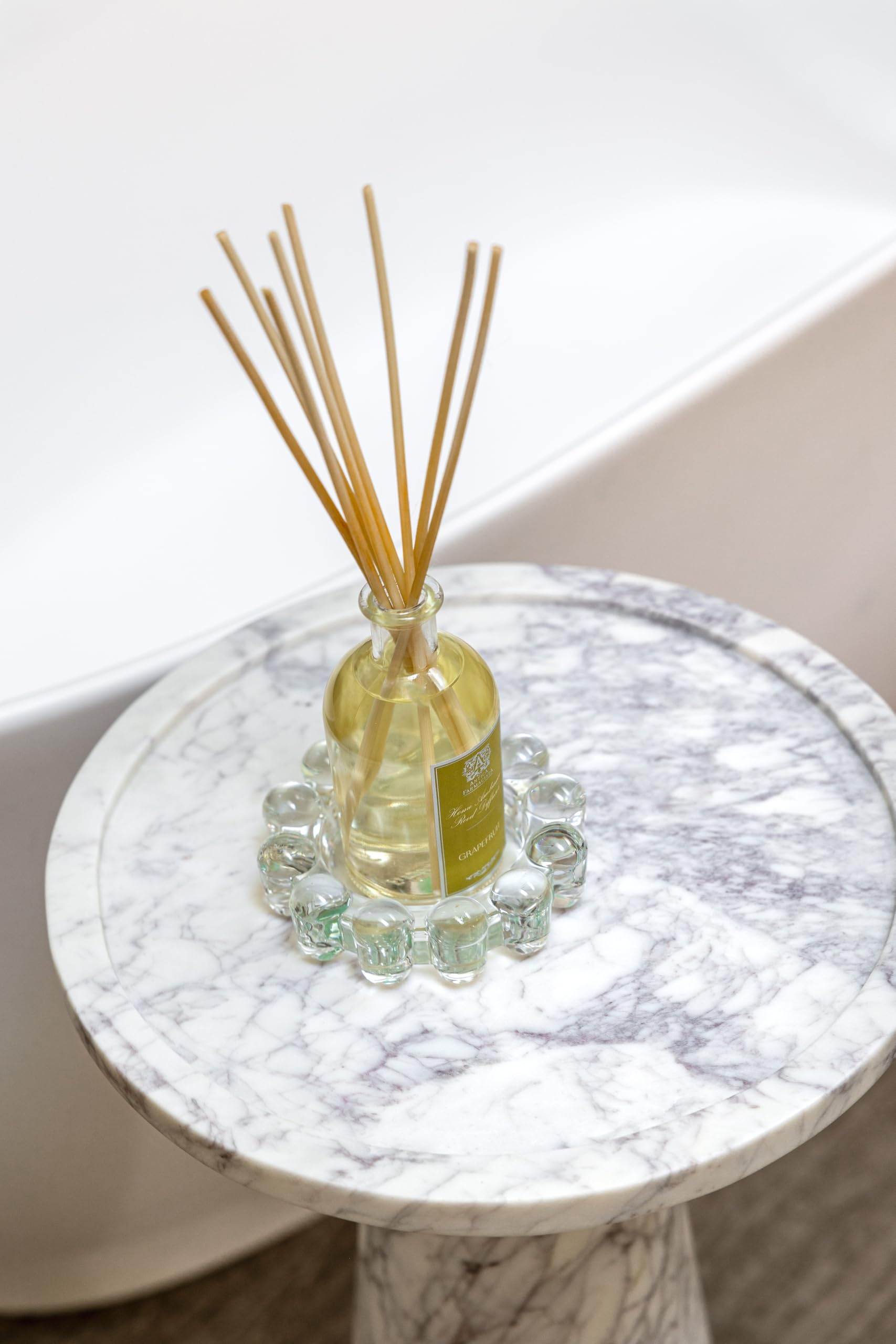 Alice Lane versatile design enhances consoles, coffee tables, or bathroom vanity.
