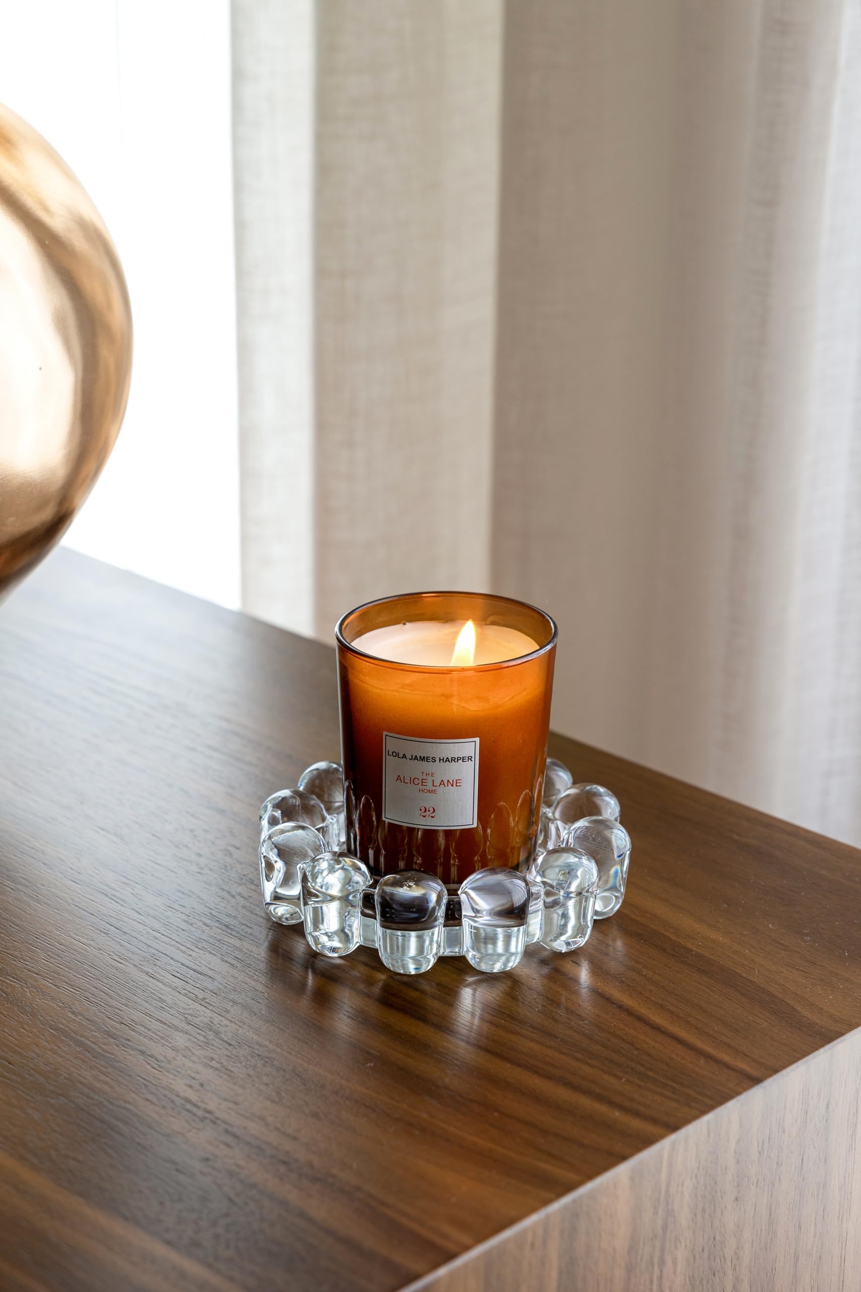 Alice Lane Bubble Candle Dish easy-to-clean surface for daily use
