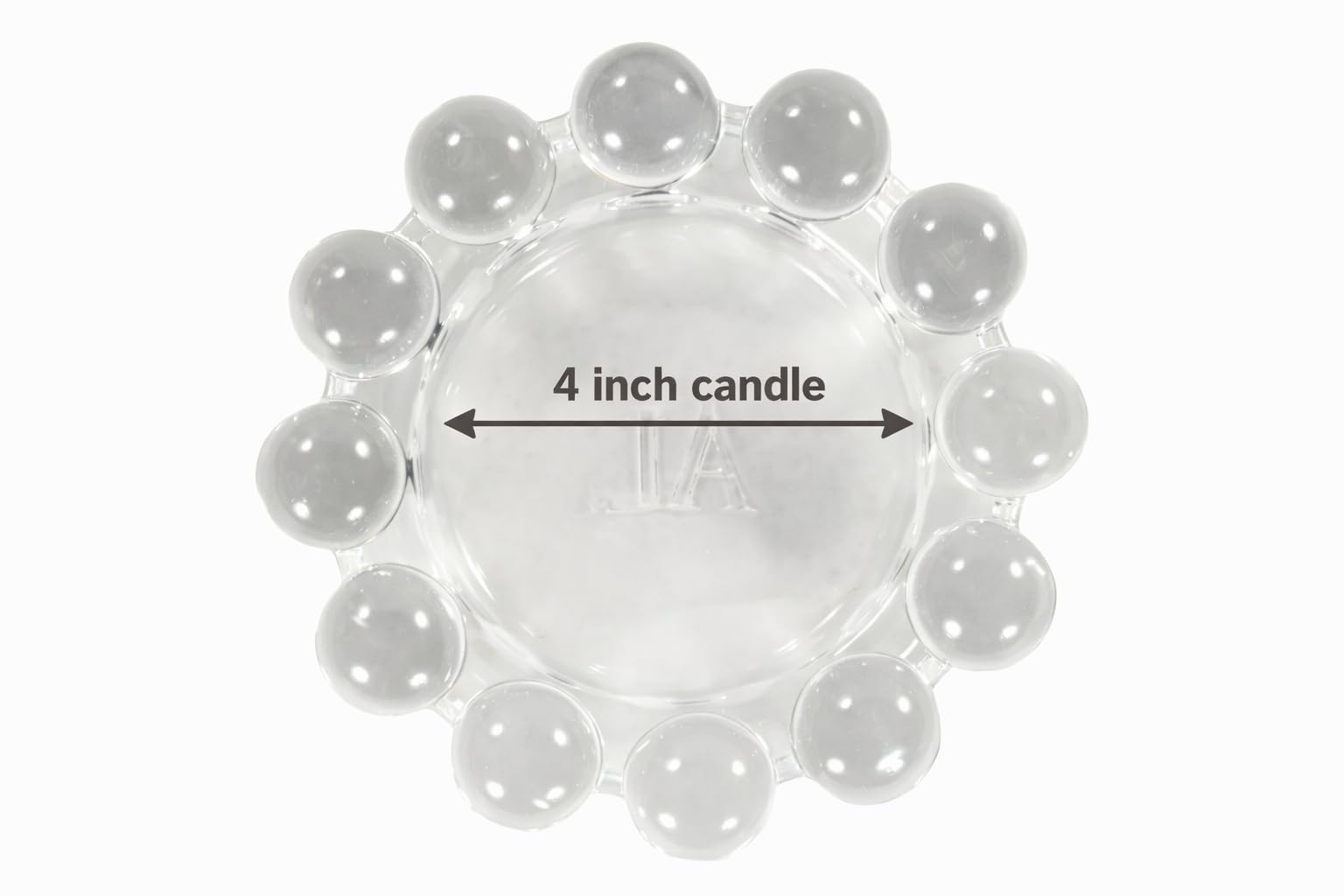 Alice Lane Bubble Candle Dish on a nightstand creates chic, organized surface