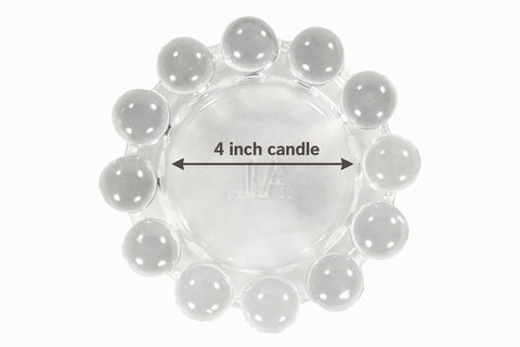 Alice Lane Bubble Candle Dish on a nightstand creates chic, organized surface